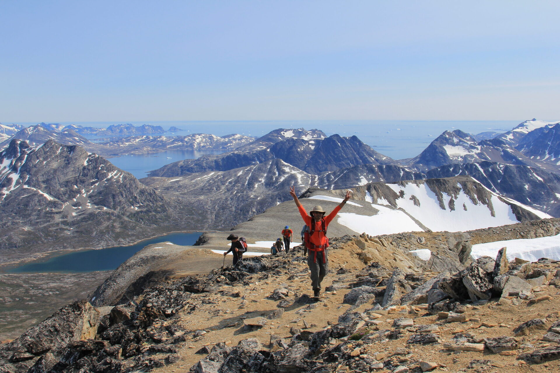 Guided East Greenland hiking tour