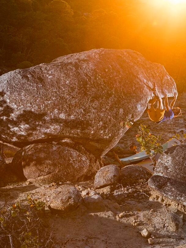 Guided rock climbing tour in Guadalcazar.