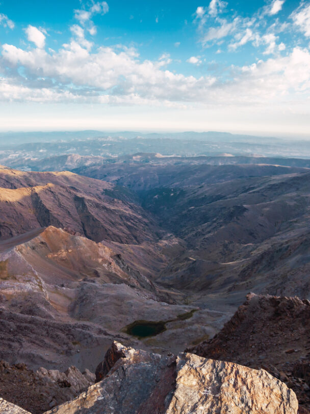 Guided hiking tour in the Alpujarras, Spain.