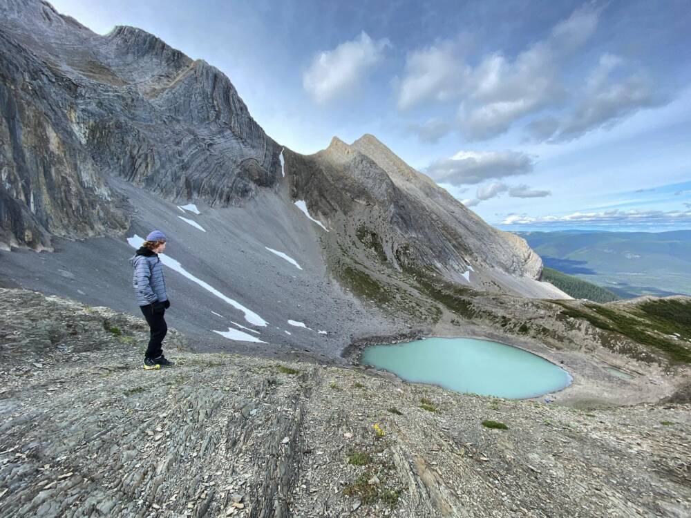 Alpine lake in Tumbler Ridge