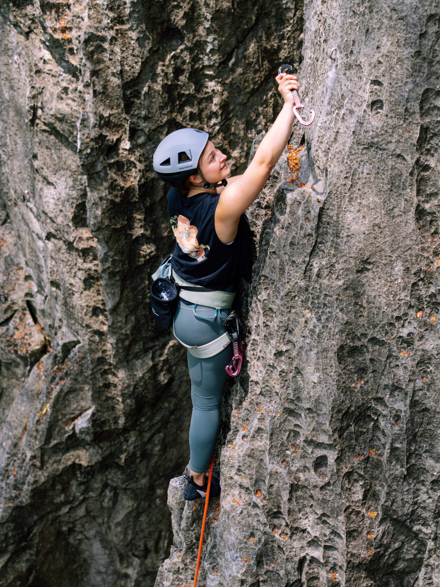 Climber crag Chiang Mai