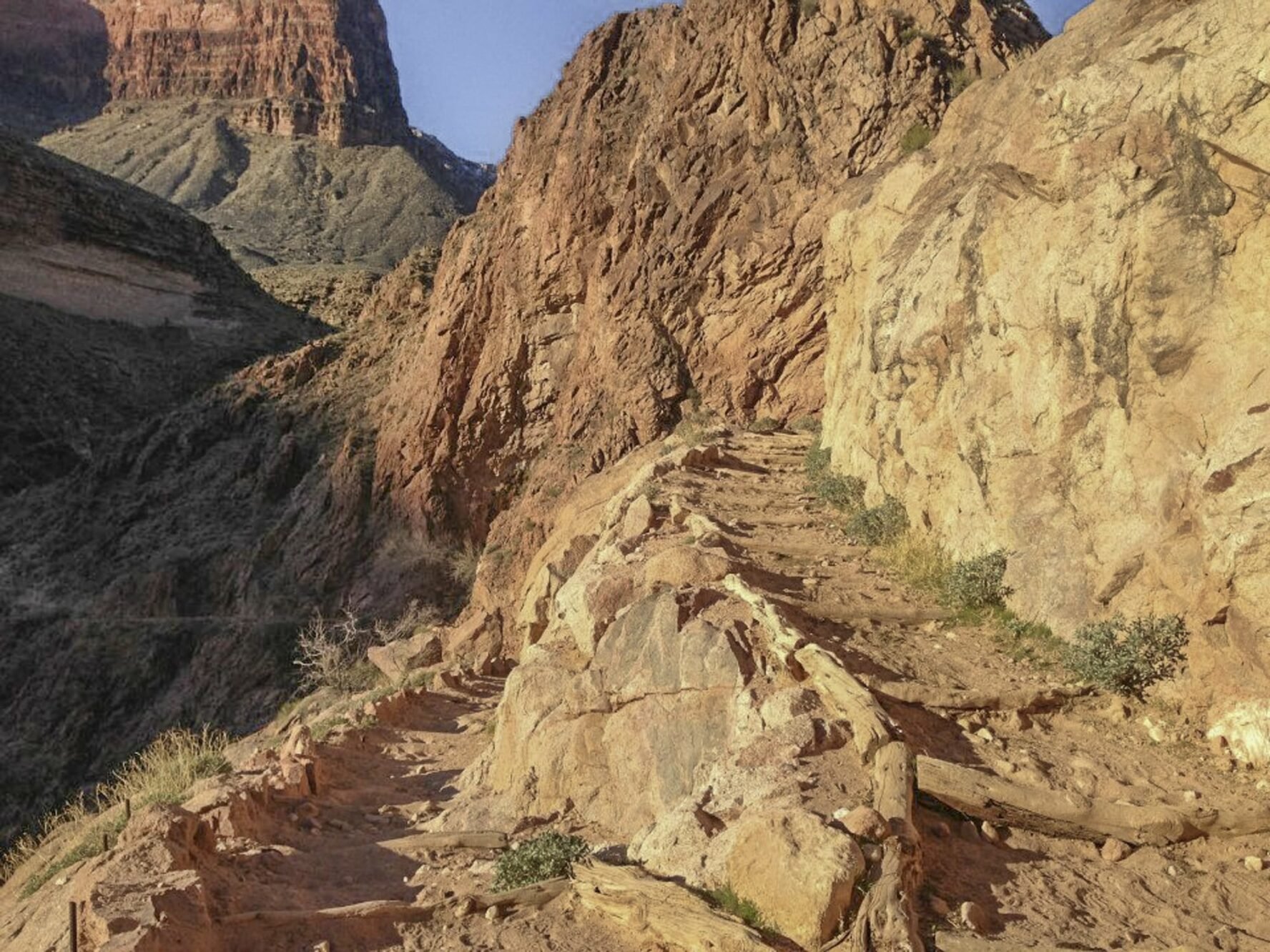 A rocky trail found in Grand Canyon National Park, Arizona.
