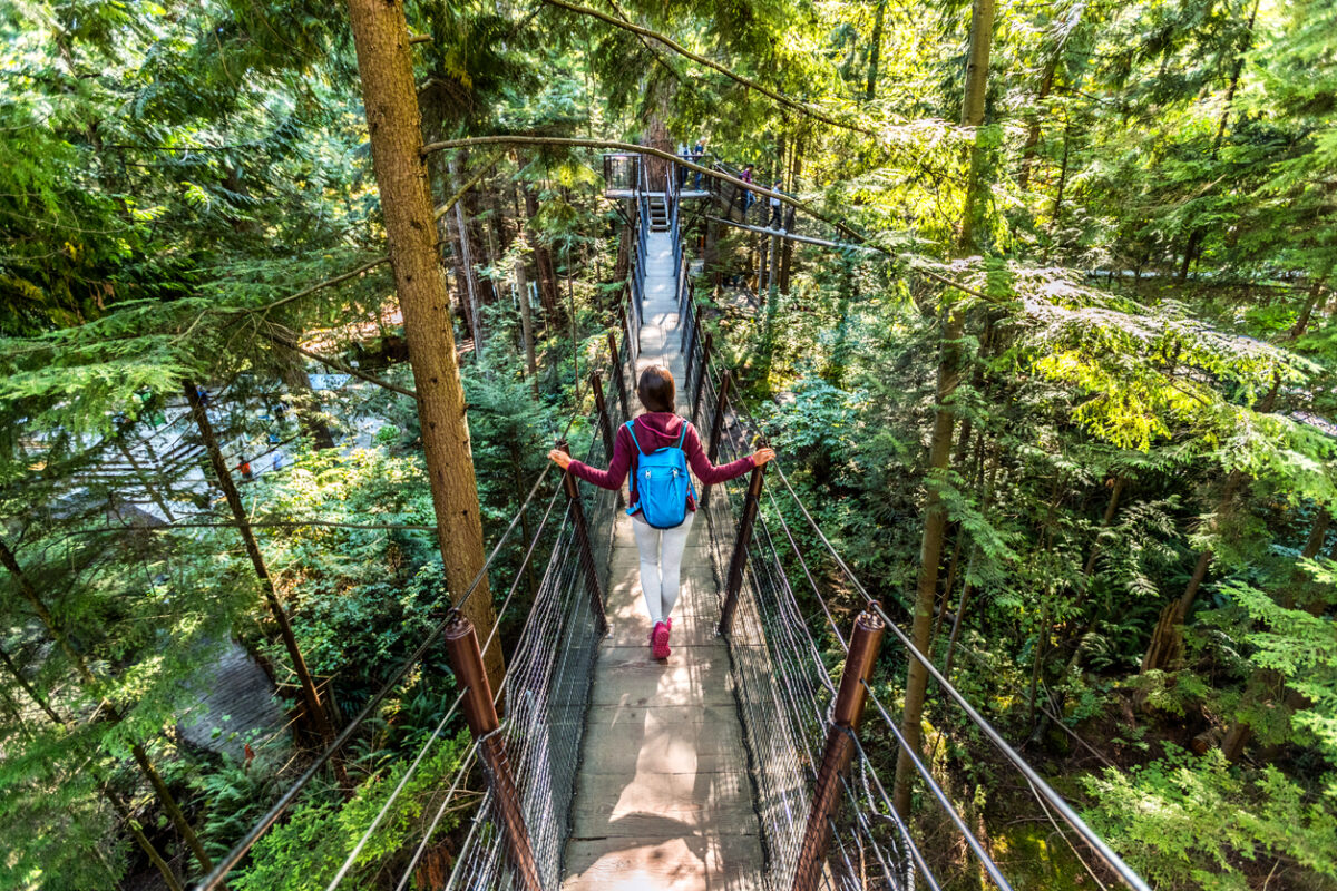 Guided women tour in Canada