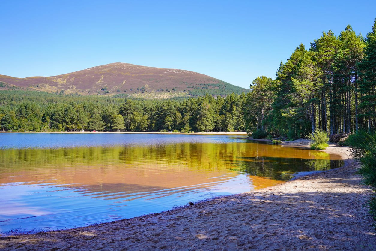 Lake Cairngorms Scotland
