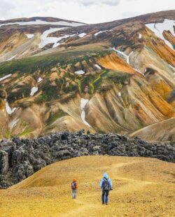Colourful mountains of Iceland