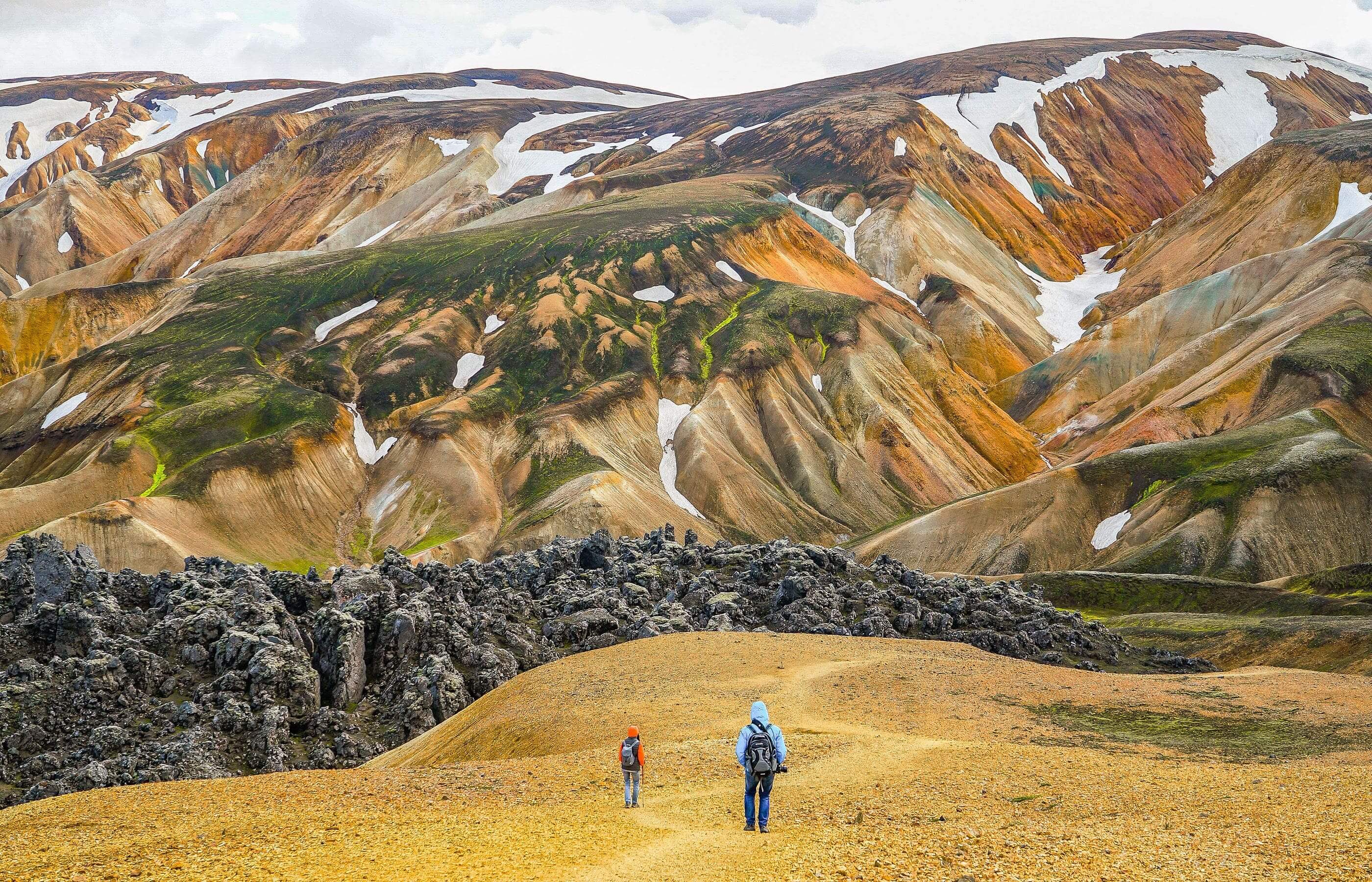 Colourful mountains of Iceland