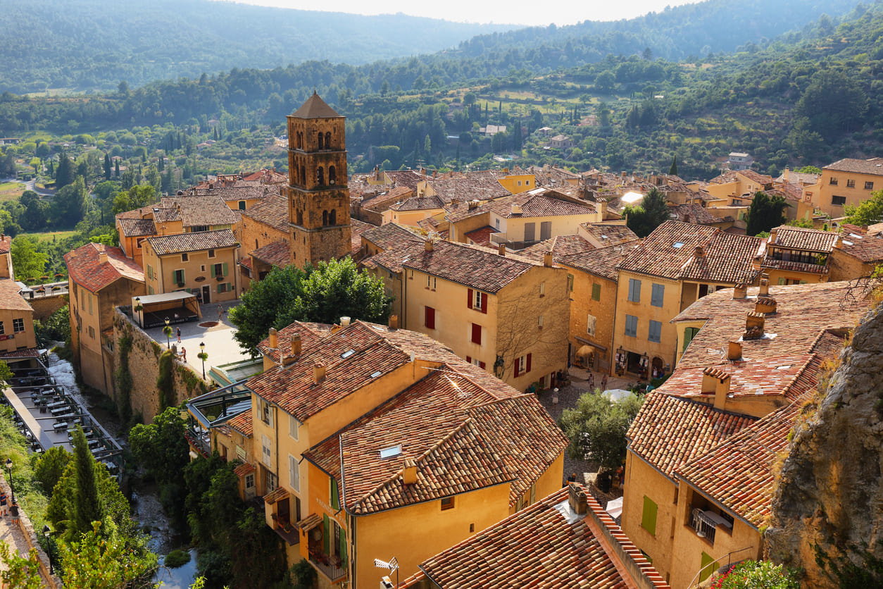 Moustiers, France village
