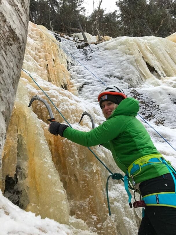 Ice Climbing at Franconia Notch and Crawford Notch, NH