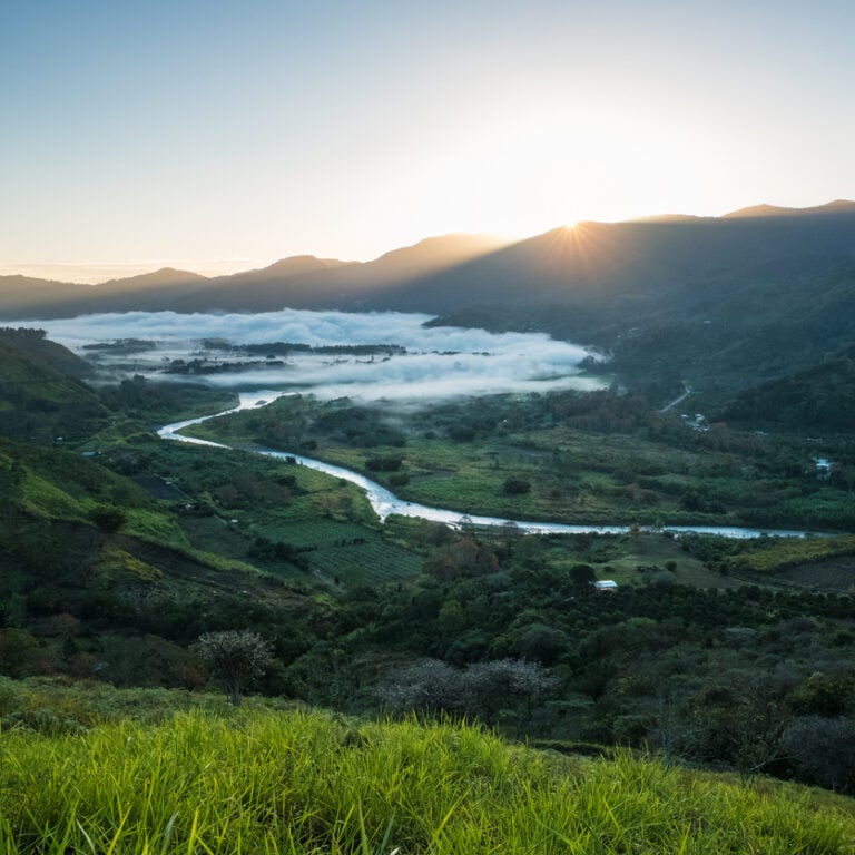 Orosi valley in Costa Rica