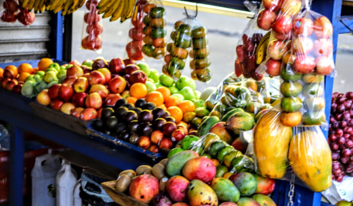 Tropical fruit stand, San jose