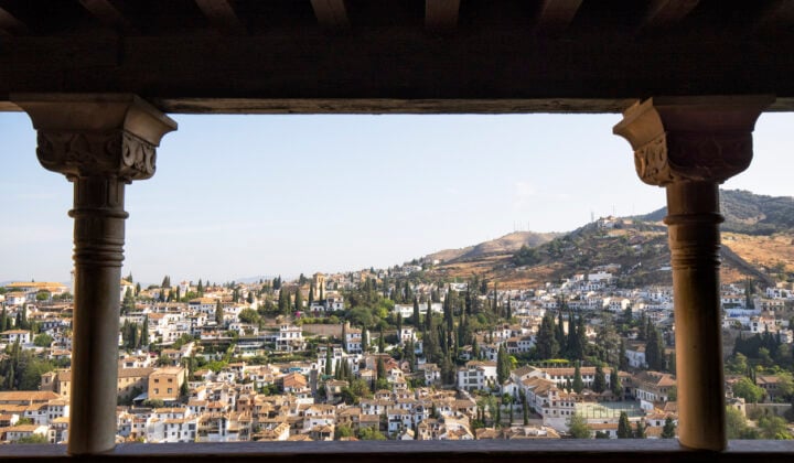 Alhambra view of Granada