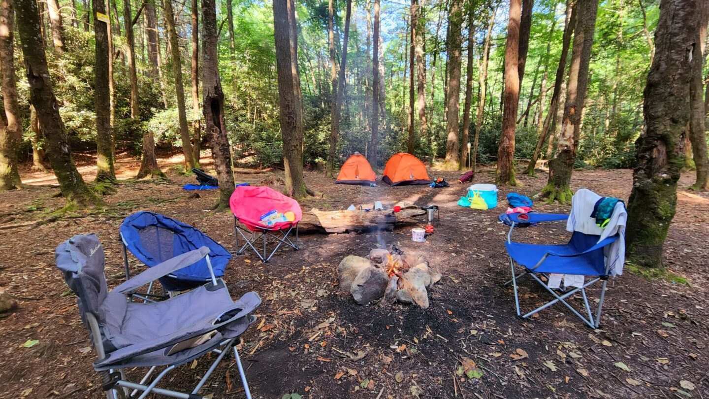 Campfire on the Appalachian Trail