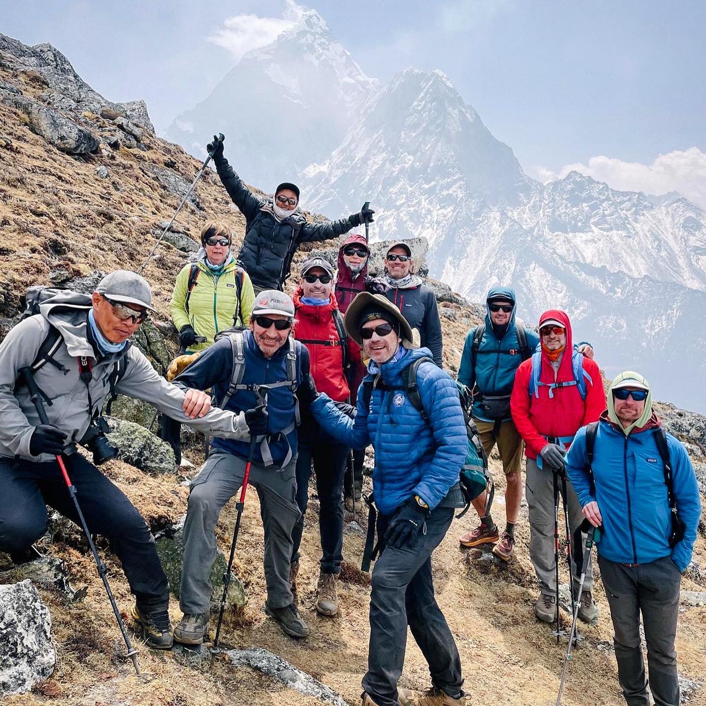 Everest trek team