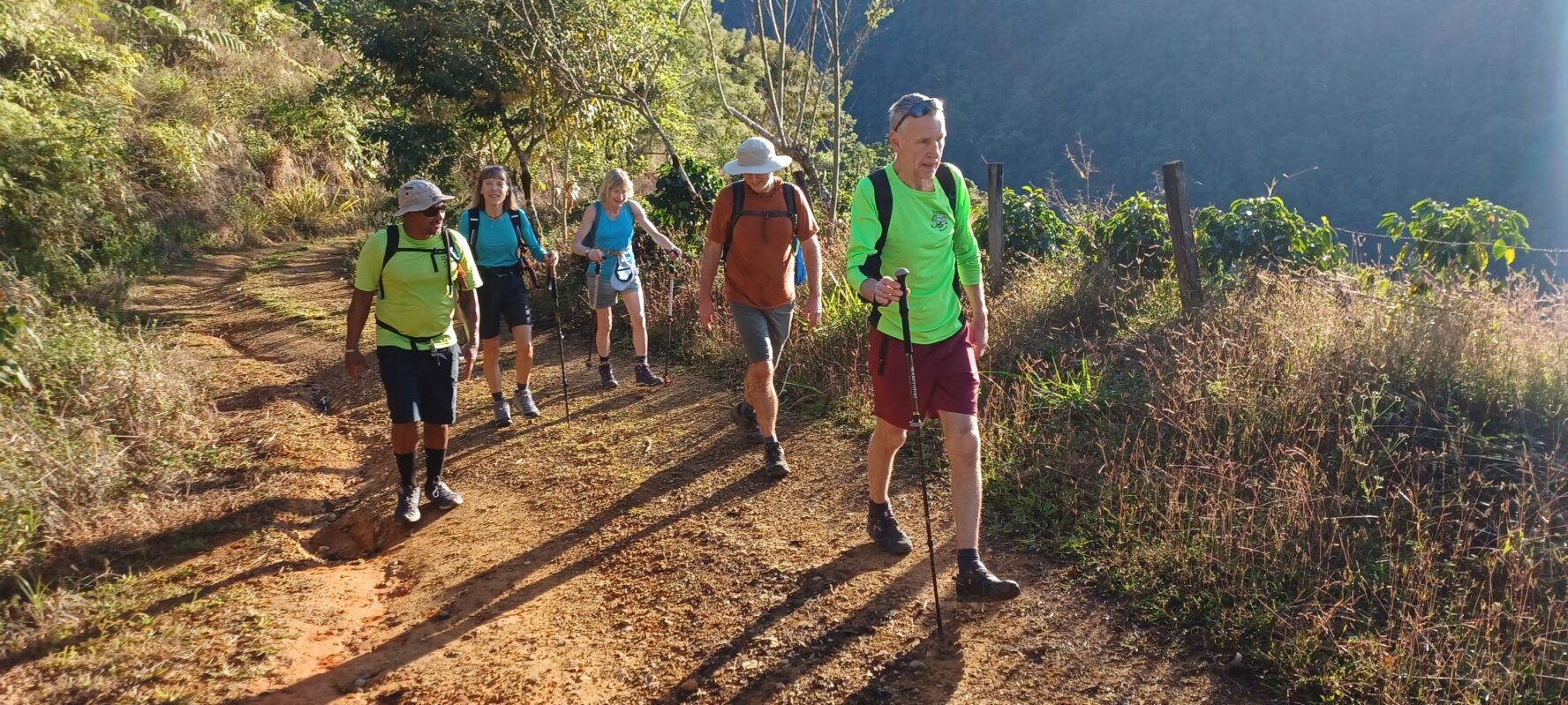 Group of hikers in Costa Rica