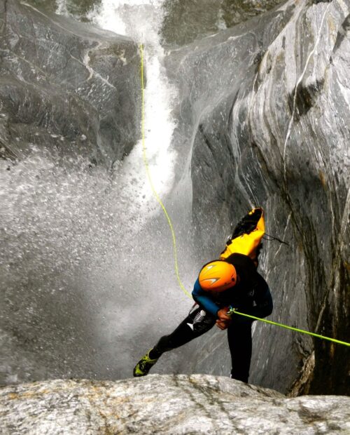 Guided canyoneering tour in the Julian Alps