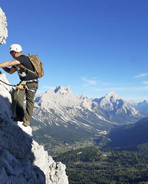 Half Day of Rock Climbing in the Dolomites.