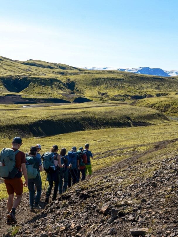 laugavegur tent based adventure tour