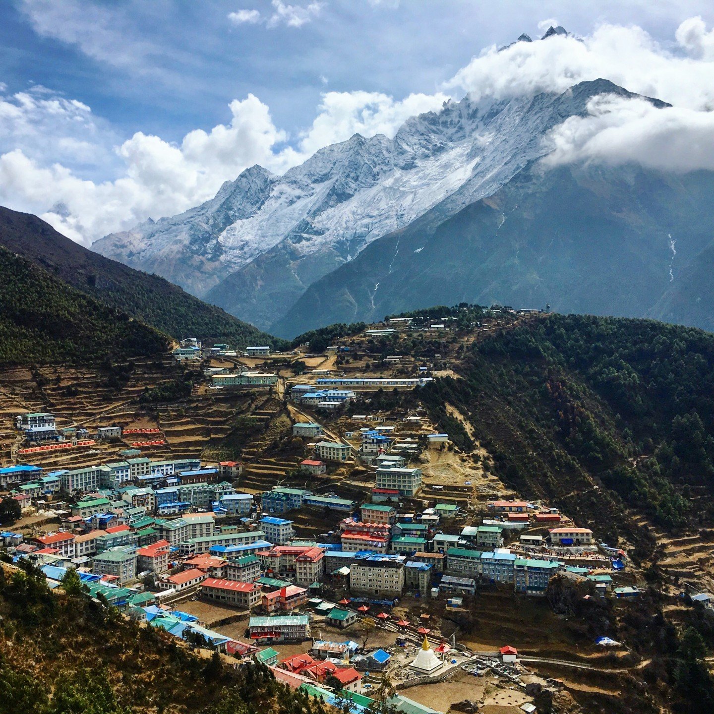 Namche Bazaar view