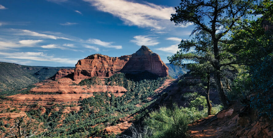 View of Hangover Pass in Sedona