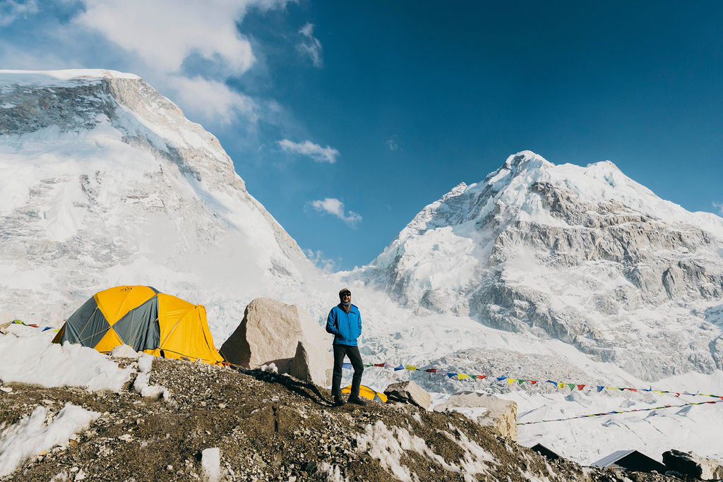 Standard tents on EBC