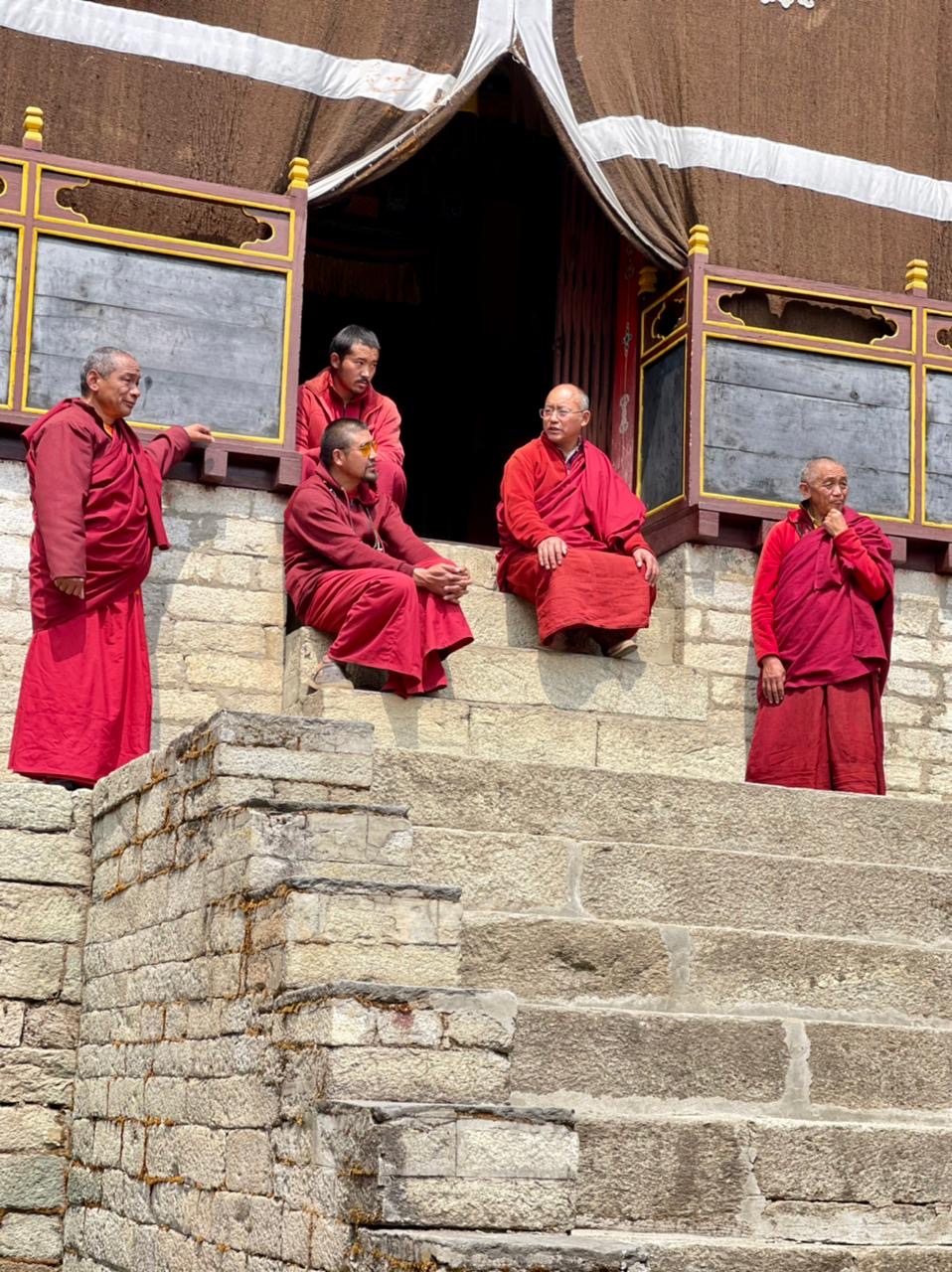Tibetan Buddhist monks