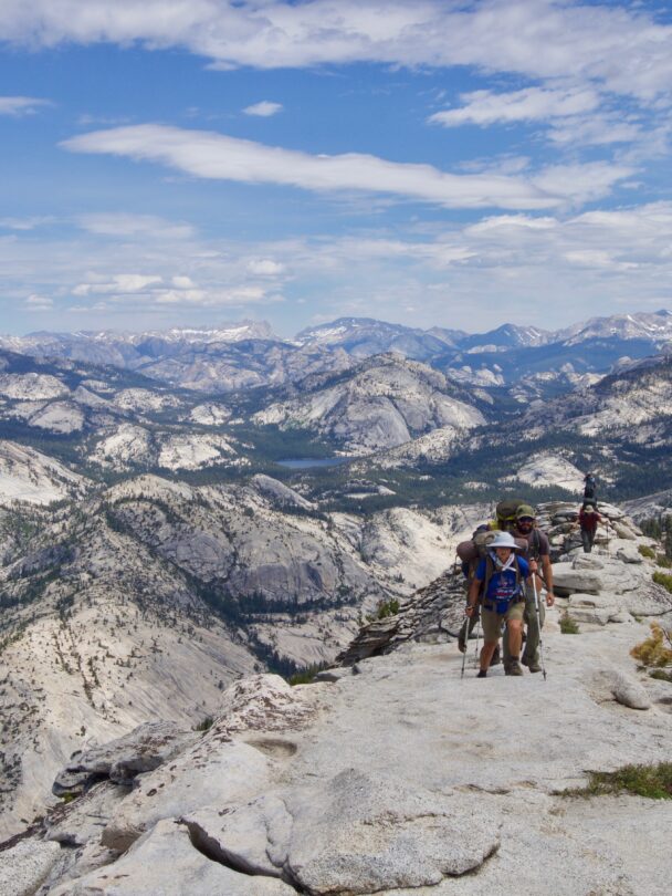 Backpacking adventures in Half Dome, Yosemite