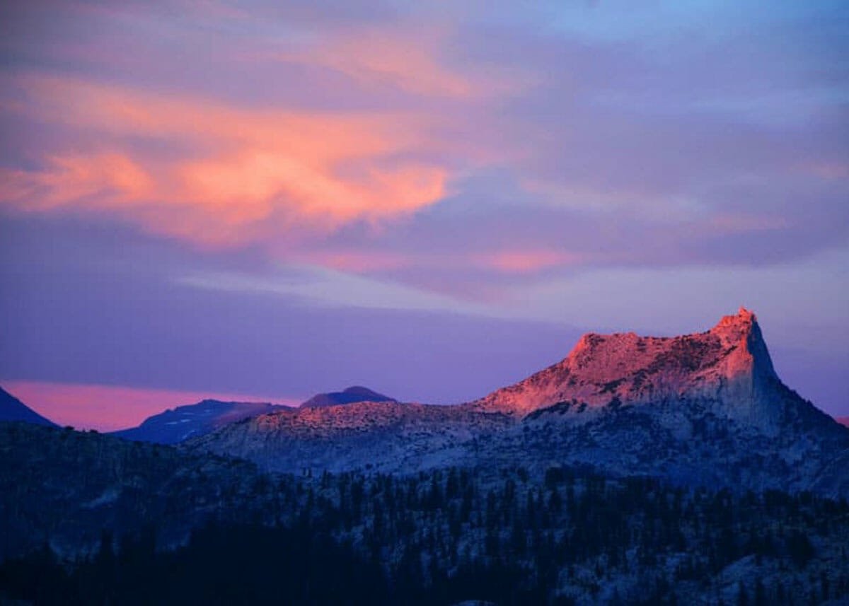 Alpenglow in Yosemite.
