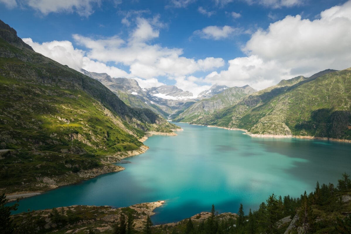 Emosson Dam in Switzerland