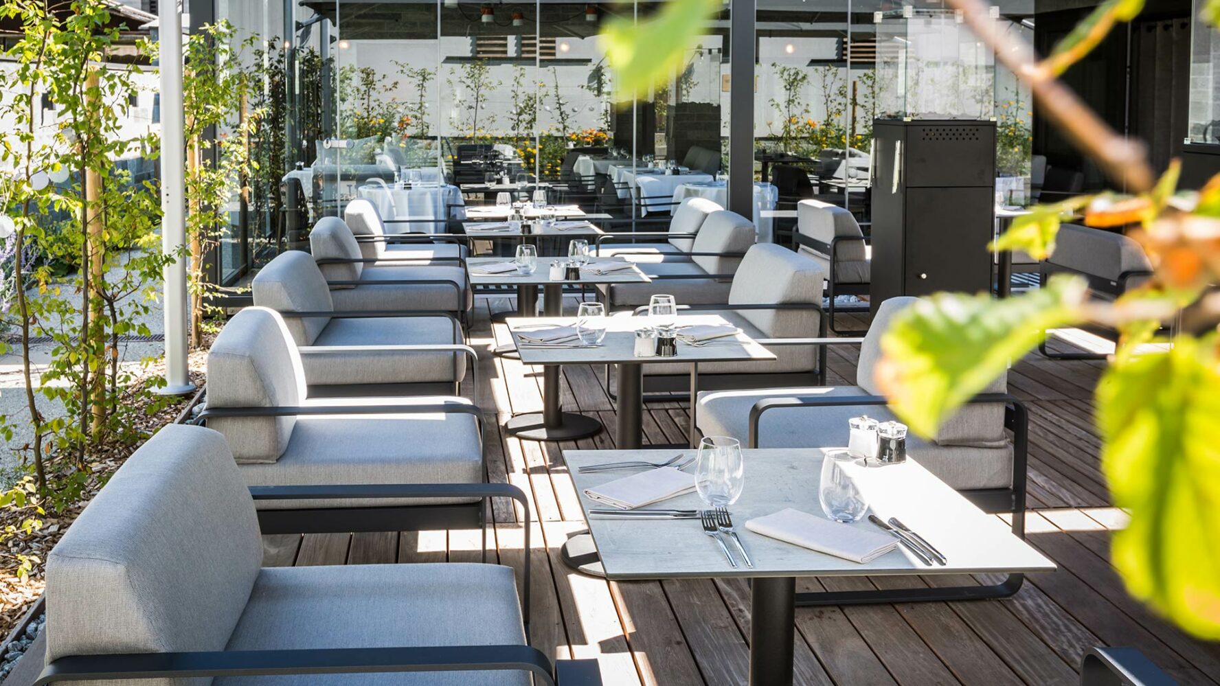 Heliopic hotel terrace