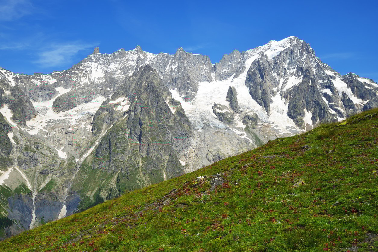 Jorasses view, Courmayeur
