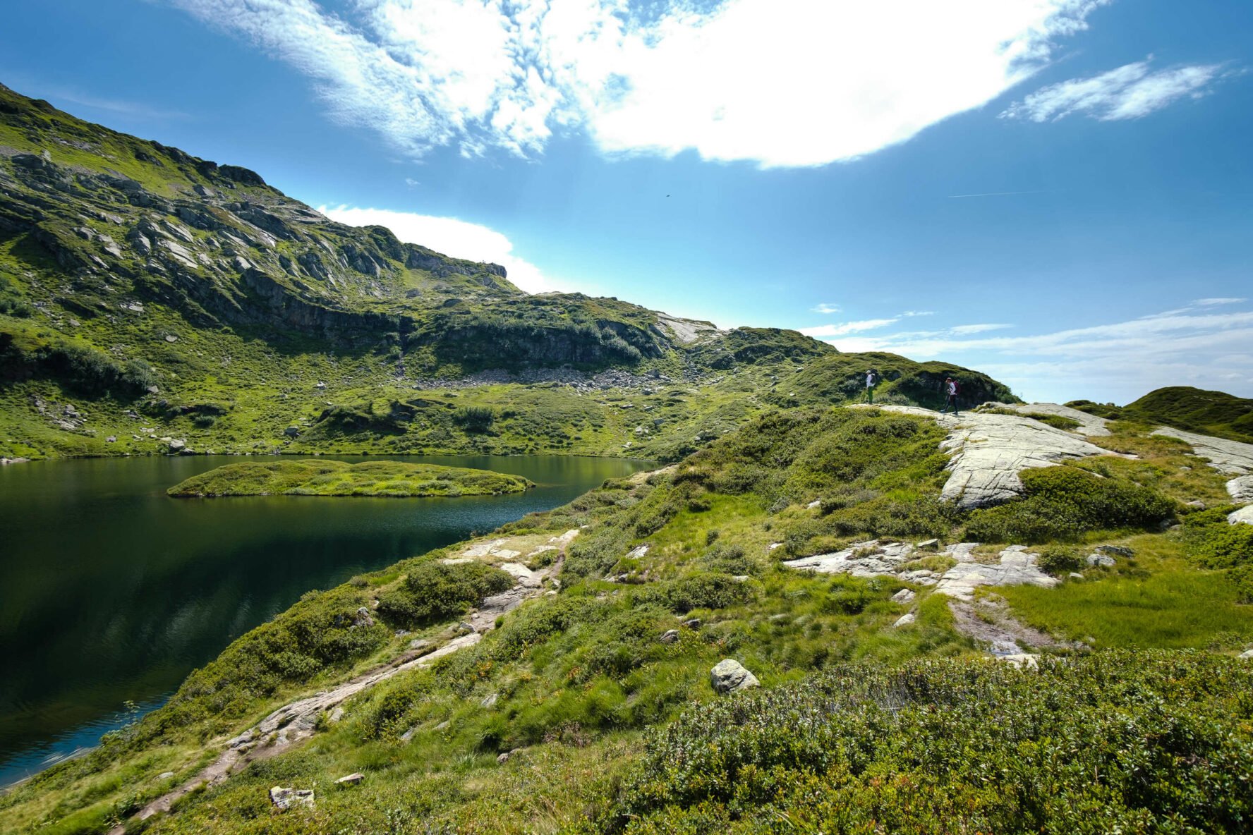 A lake in Mt Blanc