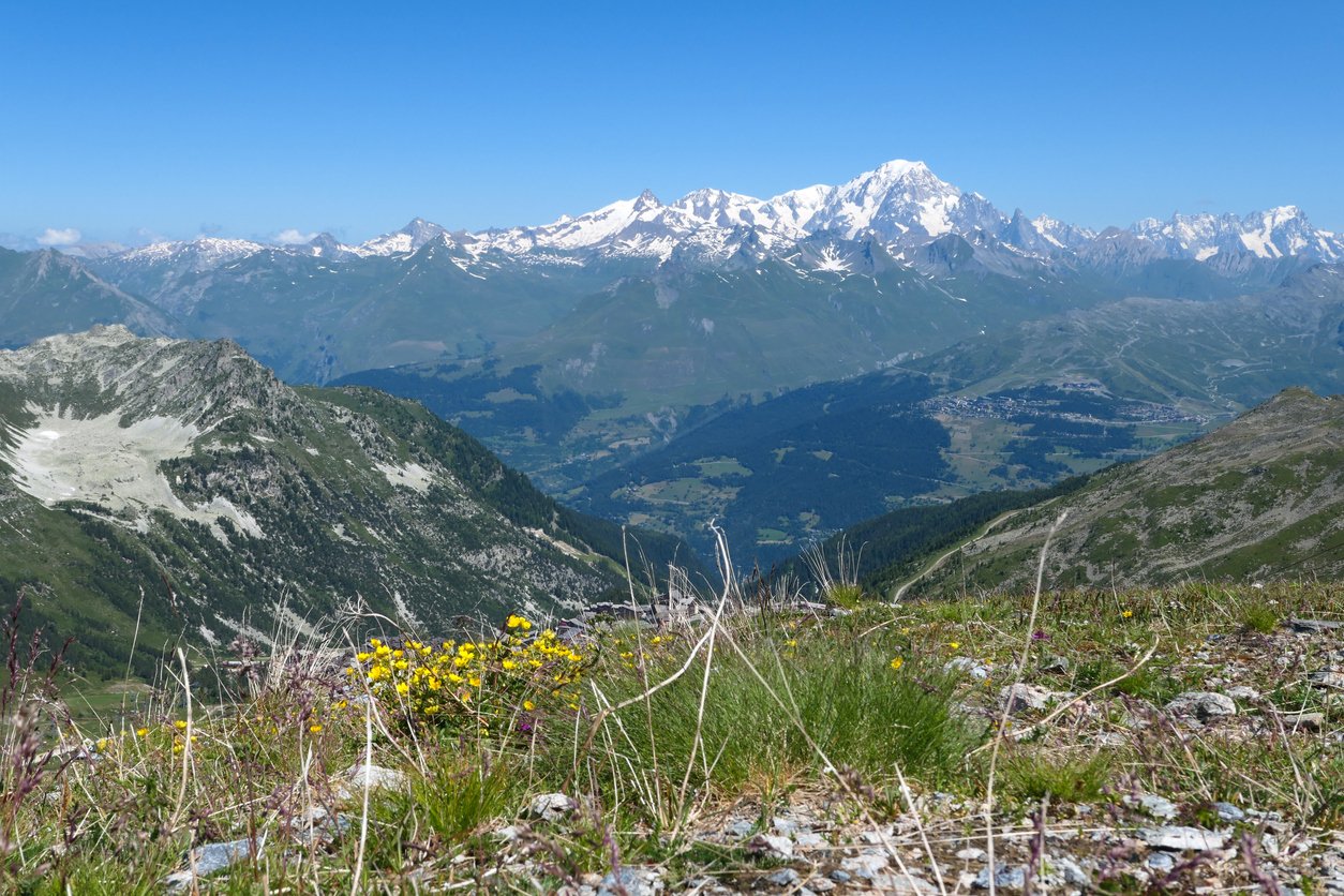 Mountain of Savoie in French Alps