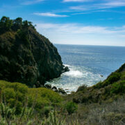 A view of Partington Cove from Highway 1.