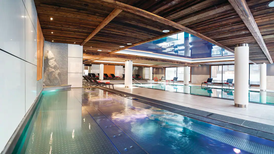 Pool in hotel