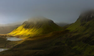 Quiraing enveloped in fog