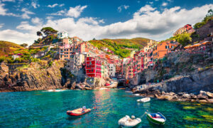 Village of Riomaggiore in Cinque Terre