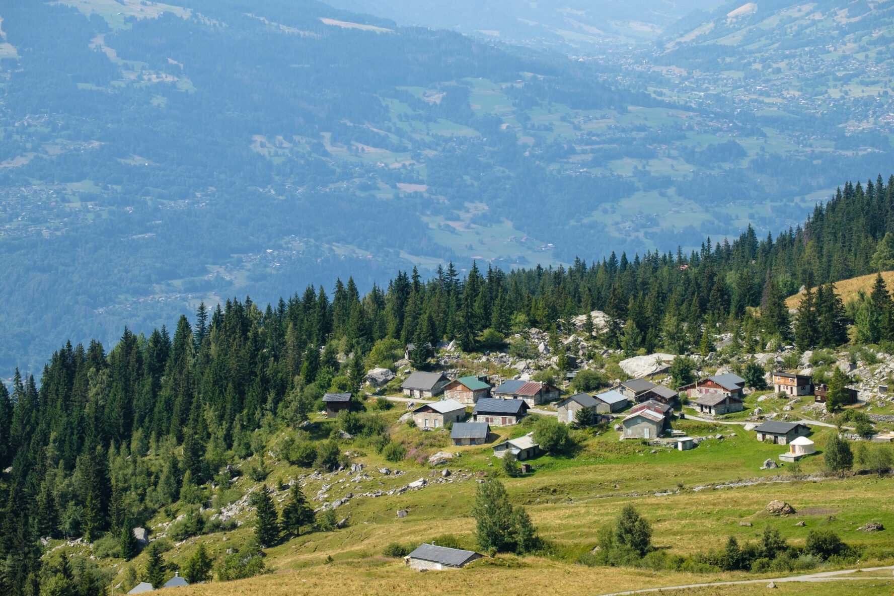 Village in Mont Blanc