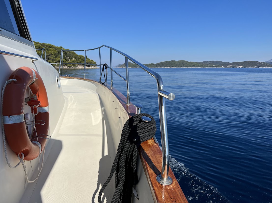 Boat on the Adriatic Sea