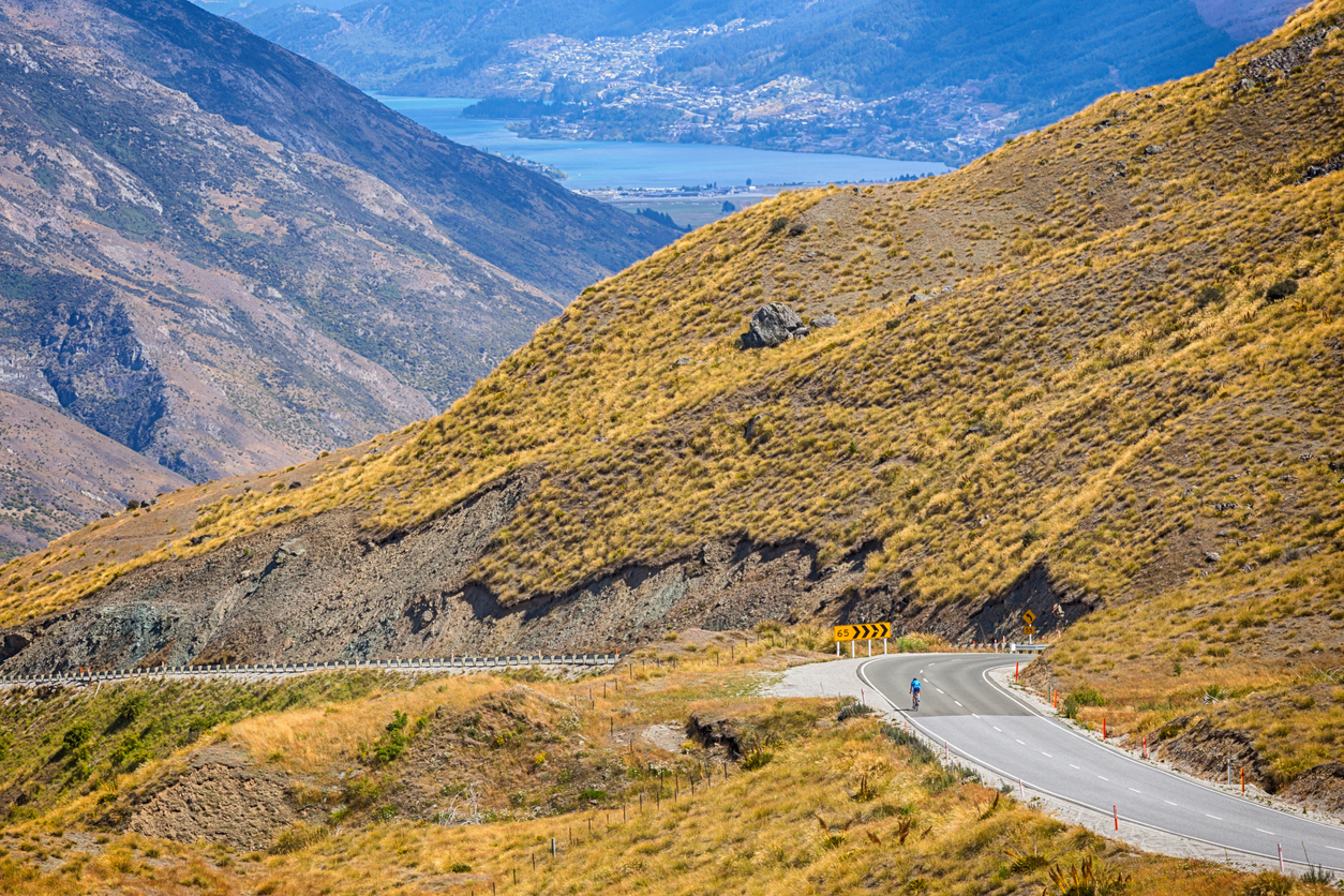 Crown Range on the South Island