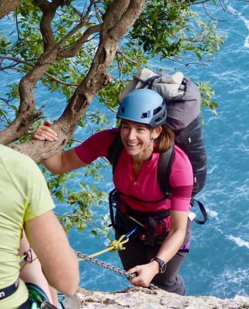 Guided hiking the Selvaggio Blu Trek