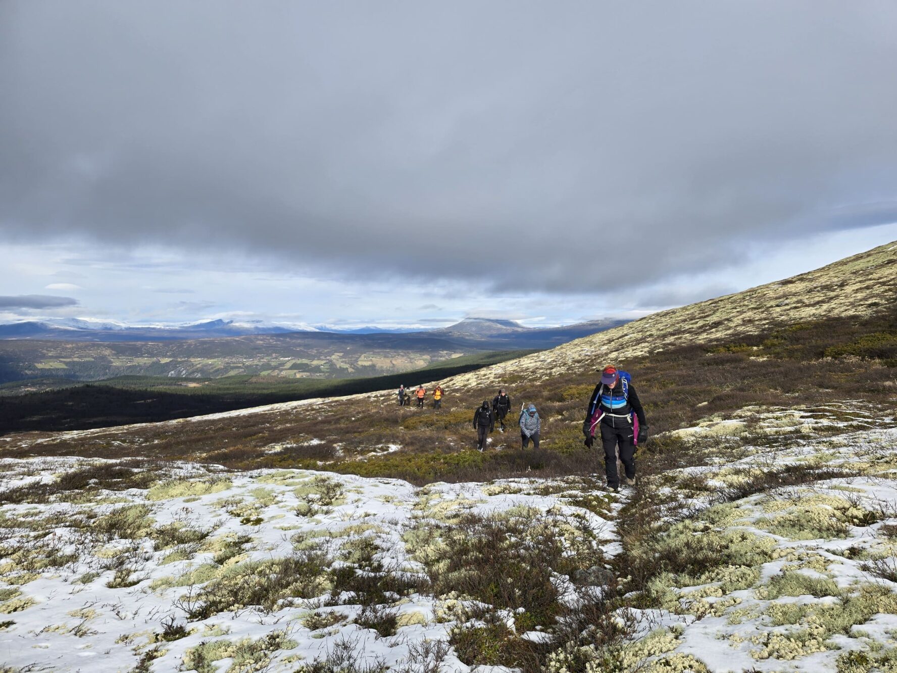 Hiking in the Norwegian mountains, Norway
