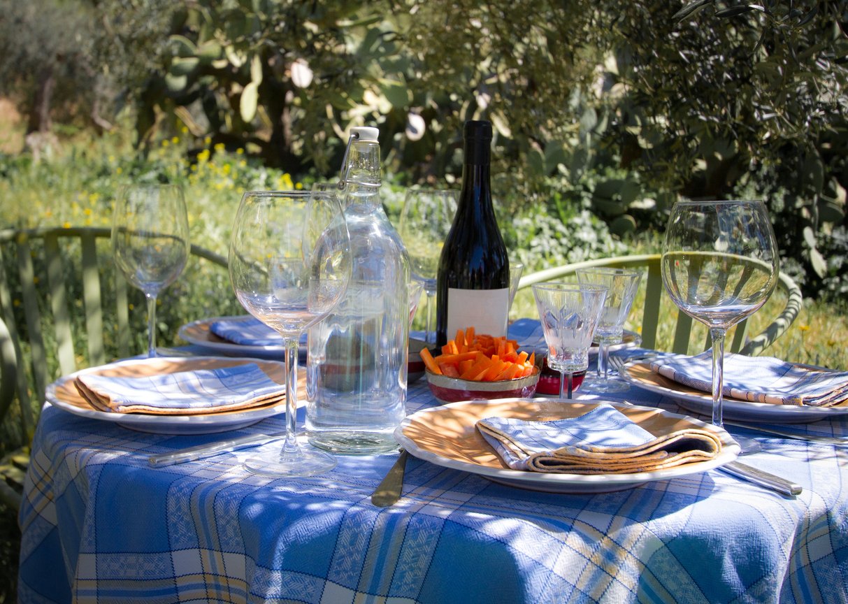 Italian table, lunch