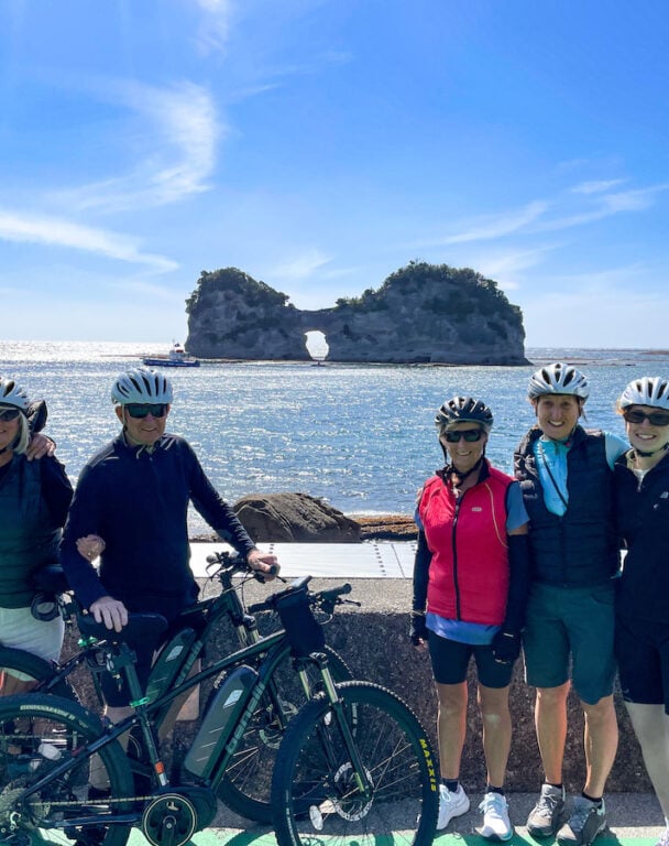 japan cycling seaside