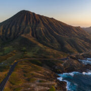 Koko Crater in Hawaii at sunrise