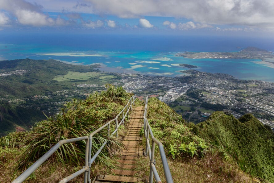 Top of the Koko Crater Trail on Oahu