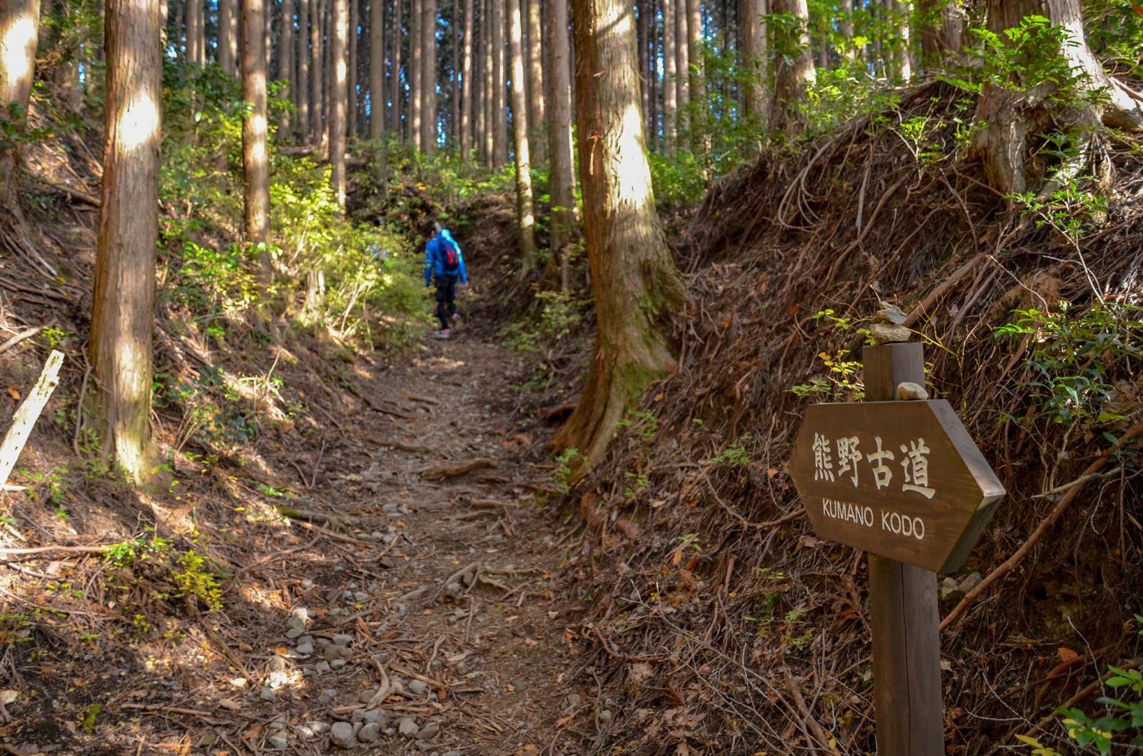 Kumano Kodo wooden sign