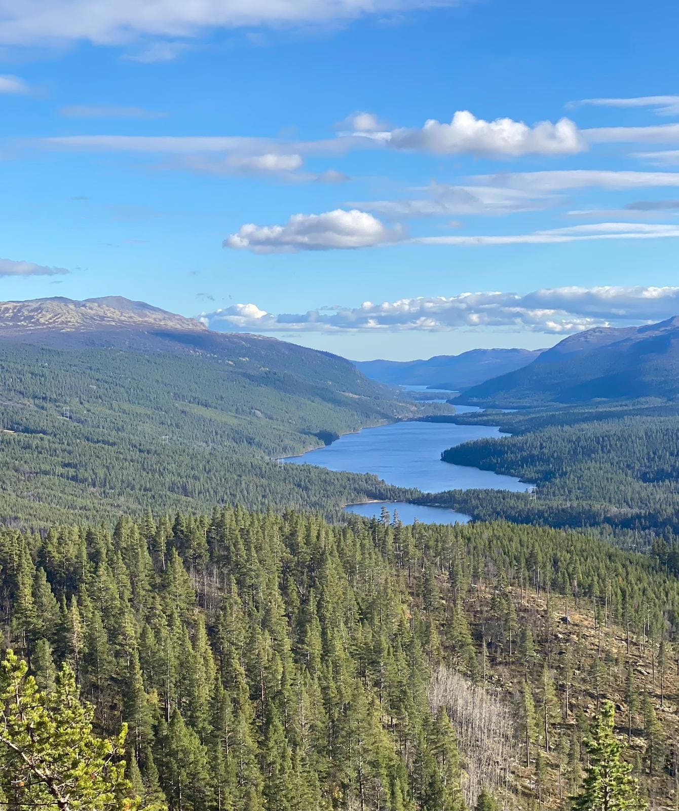 Norway lake on women's trip