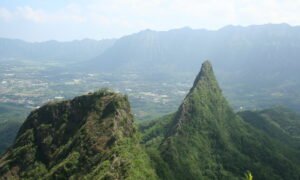 High peaks on Oahu’s Olomana Trail