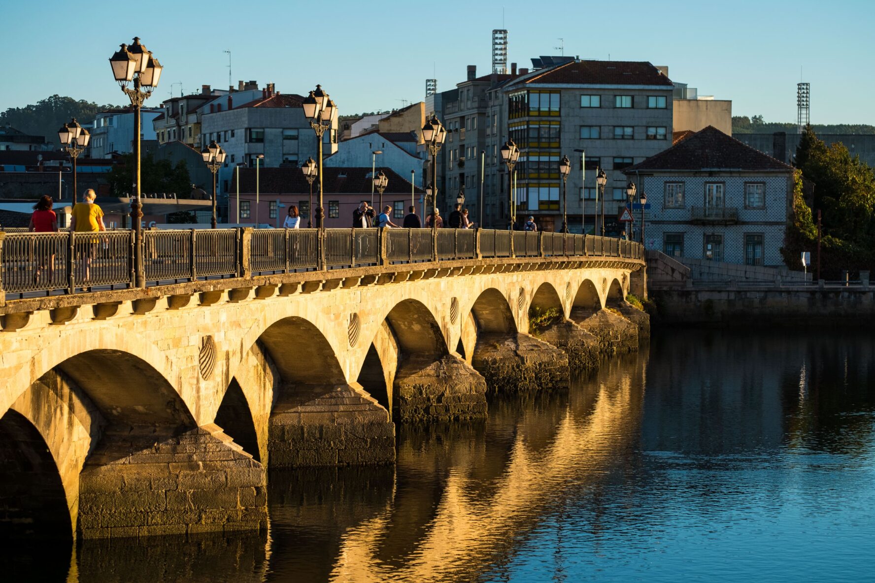 Bridge in Pontevedra along the Camino