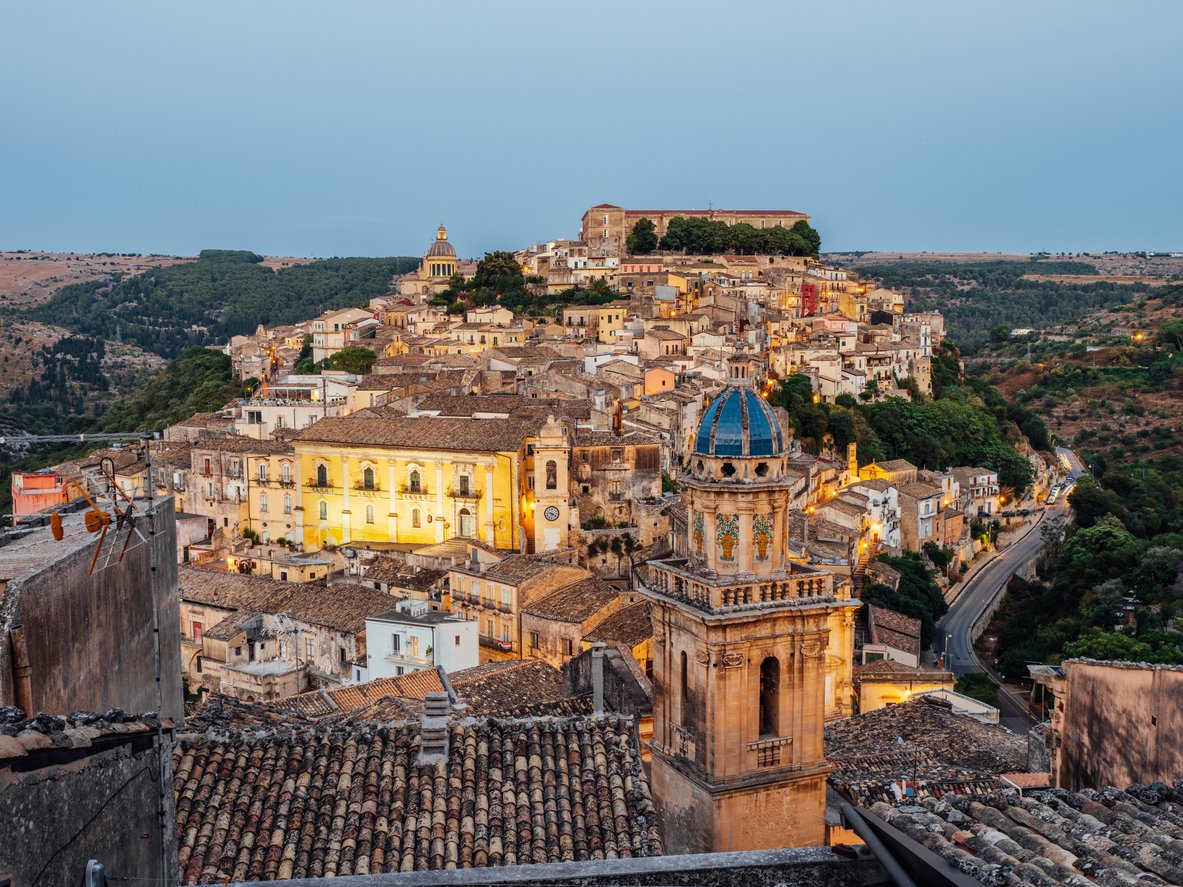 Ragusa, Sicily aerial